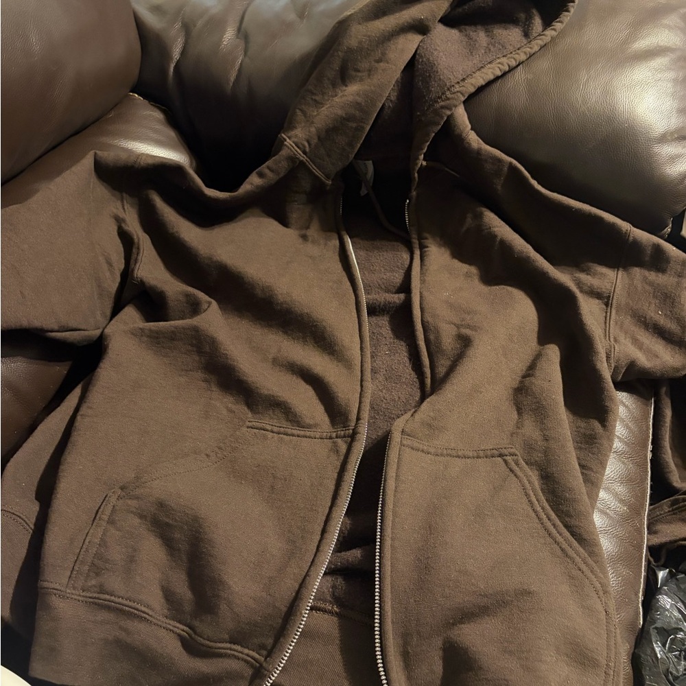 Gildan Heavy Blend Dark Brown Hoodie